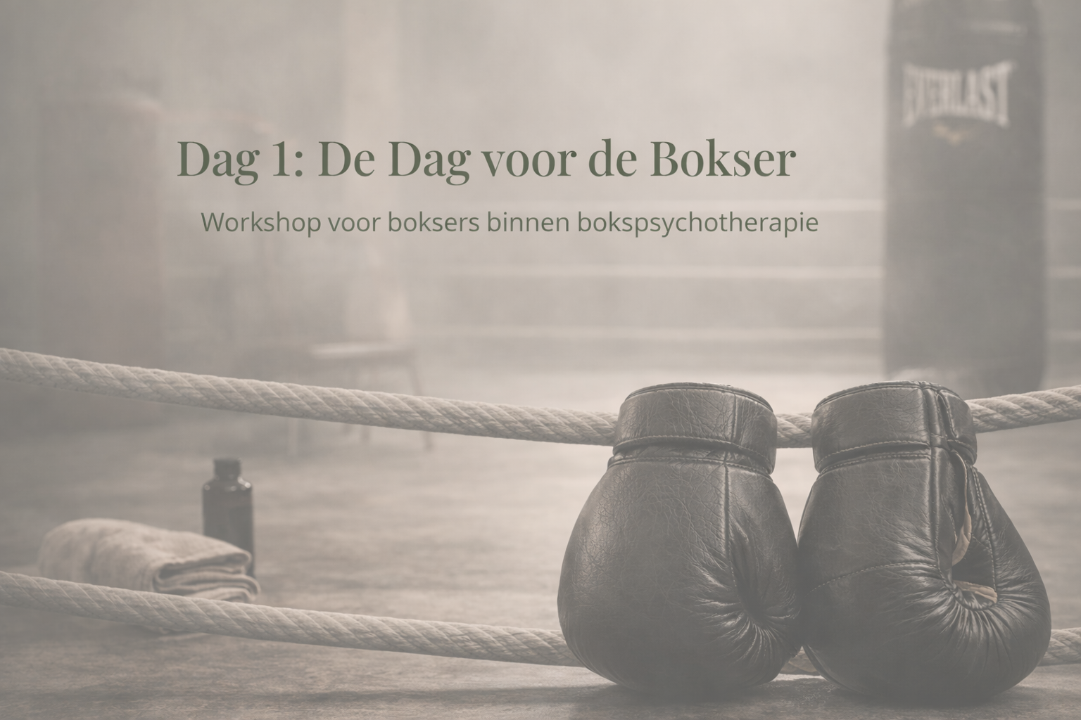 Dag 1 - Opleiding Bokstherapie